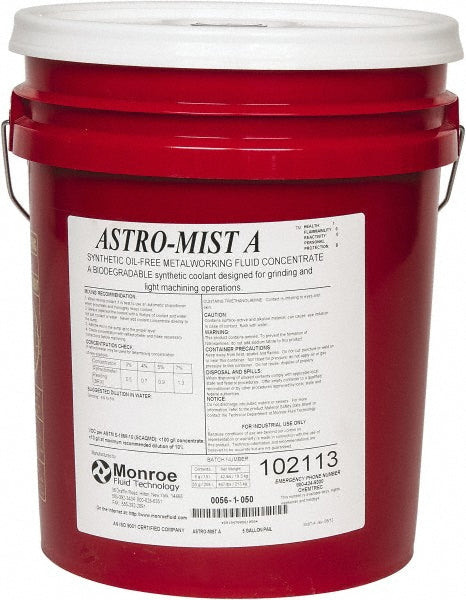 Monroe Fluid Technology 0056-1-050 Grinding Fluid 5 gal Pail