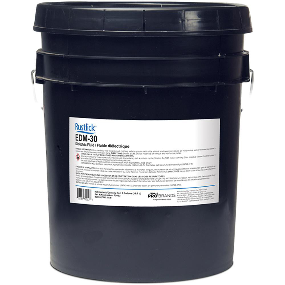 Rustlick 72052 Dielectric & EDM Fluid Rustlick® EDM-30, Liquid, 5 gal Pail