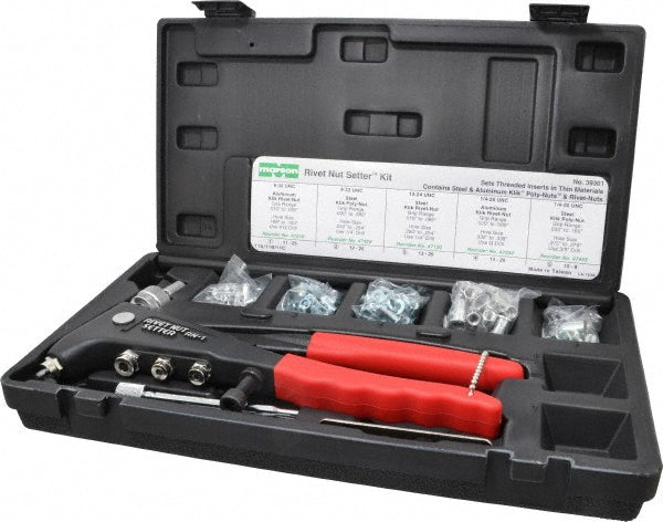 Marson M39301 104 Piece Steel Manual Rivet Nut Tool Kit