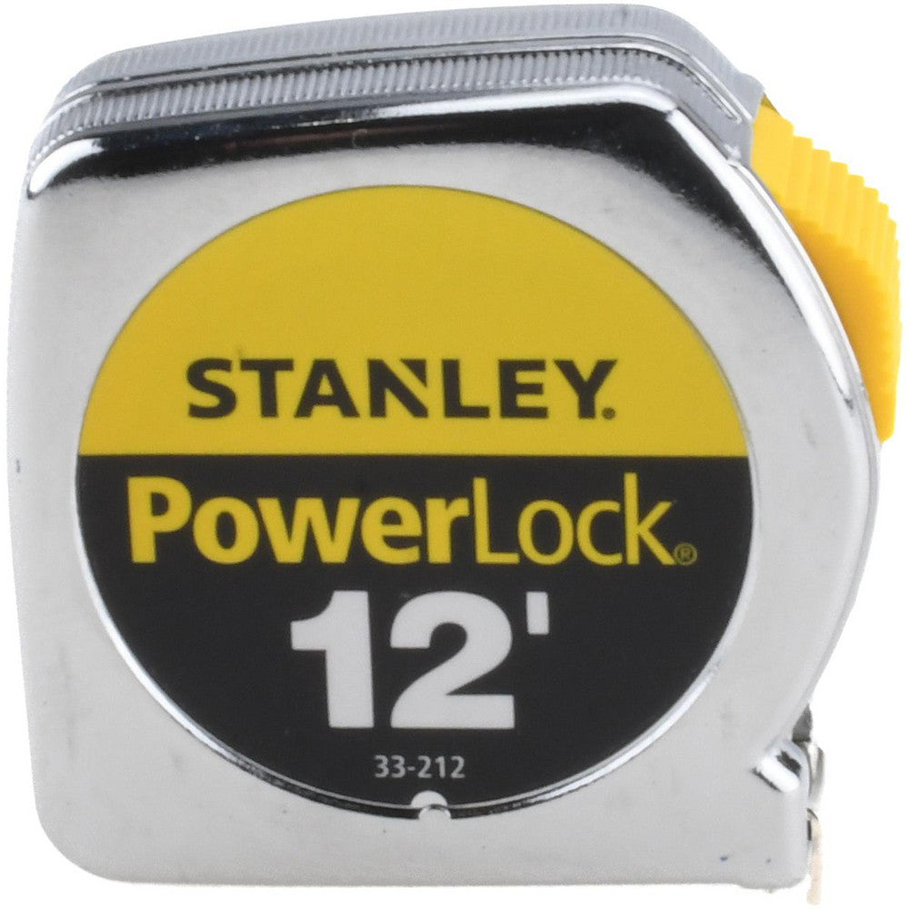 Stanley 33-212 Tape Measure 12' Long, 1/2" Width, Yellow Blade