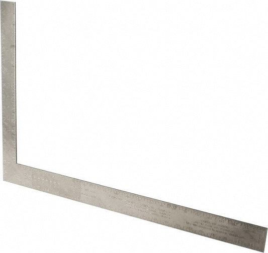 Stanley 45-300 24" Blade Length x 16" Base Length, Buffed Finish, Aluminum Carpenters' Square