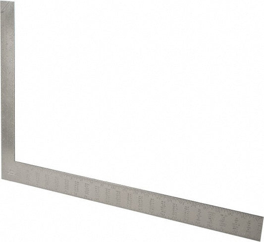 Stanley 45-910 24" Blade Length x 16" Base Length, Buffed Finish, Steel Rafter Square