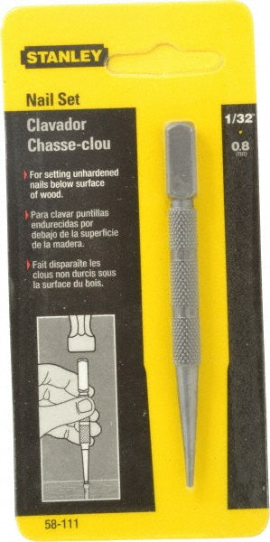 Stanley 58-111 Stanley Square Head Nail Punch 0.8"