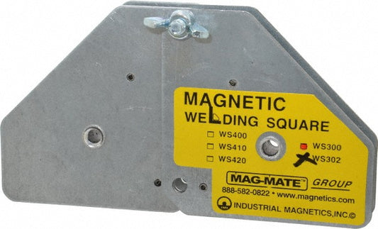 Mag-Mate WS302 7-5/8" Wide x 1-3/8" Deep x 3-3/4" High, Rare Earth Magnetic Welding & Fabrication Square