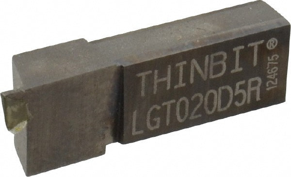 Thin Bit LGT020D5R Grooving Insert LGT020 Dura-Max 5000, Solid Carbide