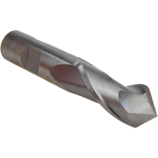 Melin Tool 15448 Drill Mill 11/16" Dia, 1-21/32" LOC, 2 Flutes, 90 &deg Point, Cobalt