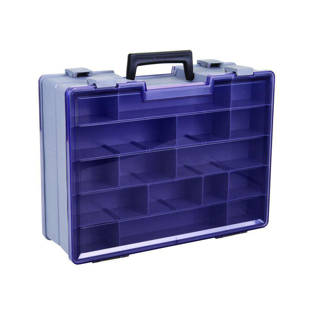 Flambeau 748-2 18 to 48 Compartment Gray Small Parts Storage Box