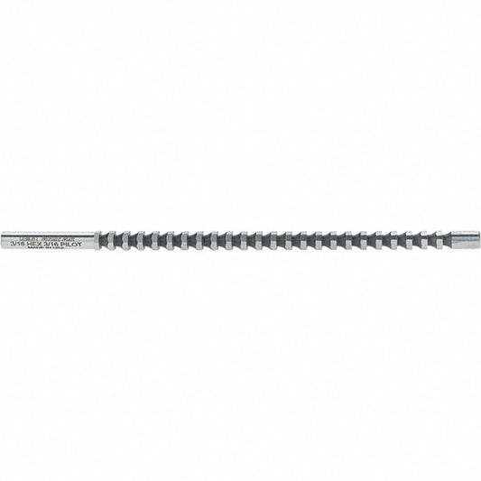 Dumont Minute Man 77703 3/16" Hex, 3/16" Pilot Hole Dia, 1/4 to 5/8" Length of Cut, Hexagon Broach