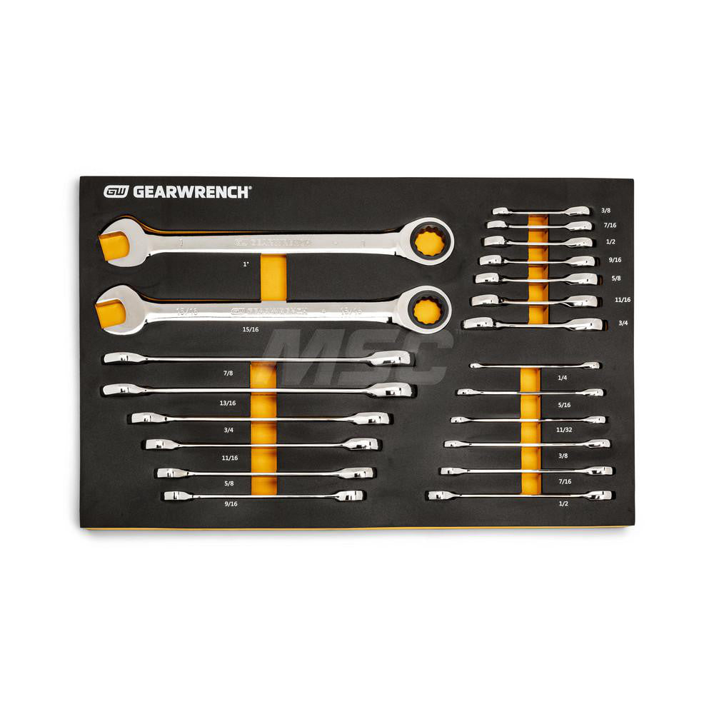 GEARWRENCH 86526 Combination Hand Tool Set 21 Pc, Mechanic's Tool Set