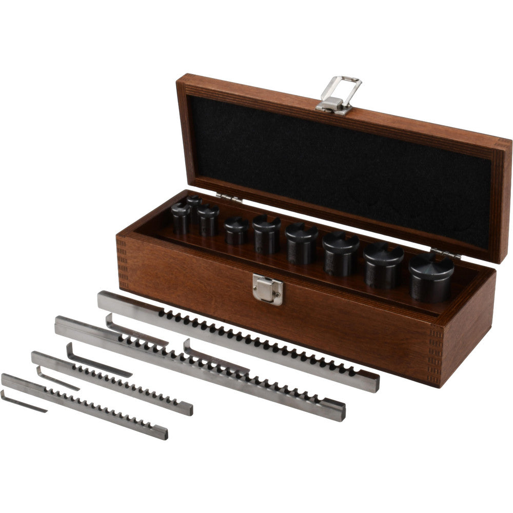 Dumont Minute Man 11104 13 Piece, 1/8 to 3/8" Keyway Width, Style B & C Keyway Broach Set