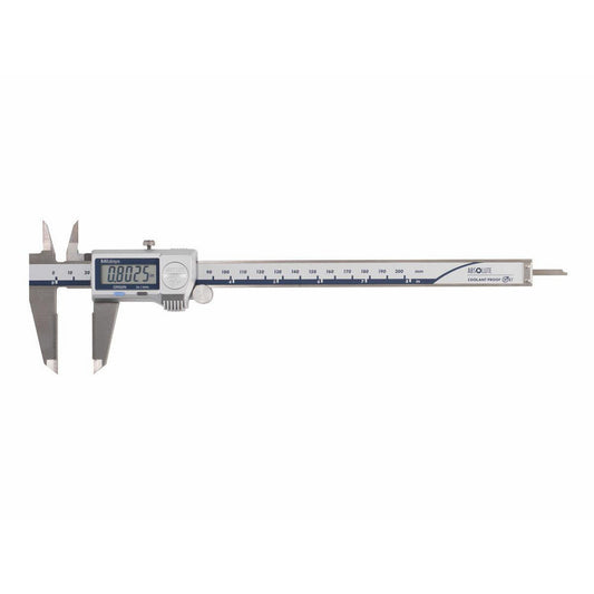 Mitutoyo 500-763-20 Electronic Caliper 200.00 mm, 8", 0.01 mm, 0.0005" Resolution, +/-0.02 mm, +/-0.0010" Accuracy, Data Output, Stainless Steel