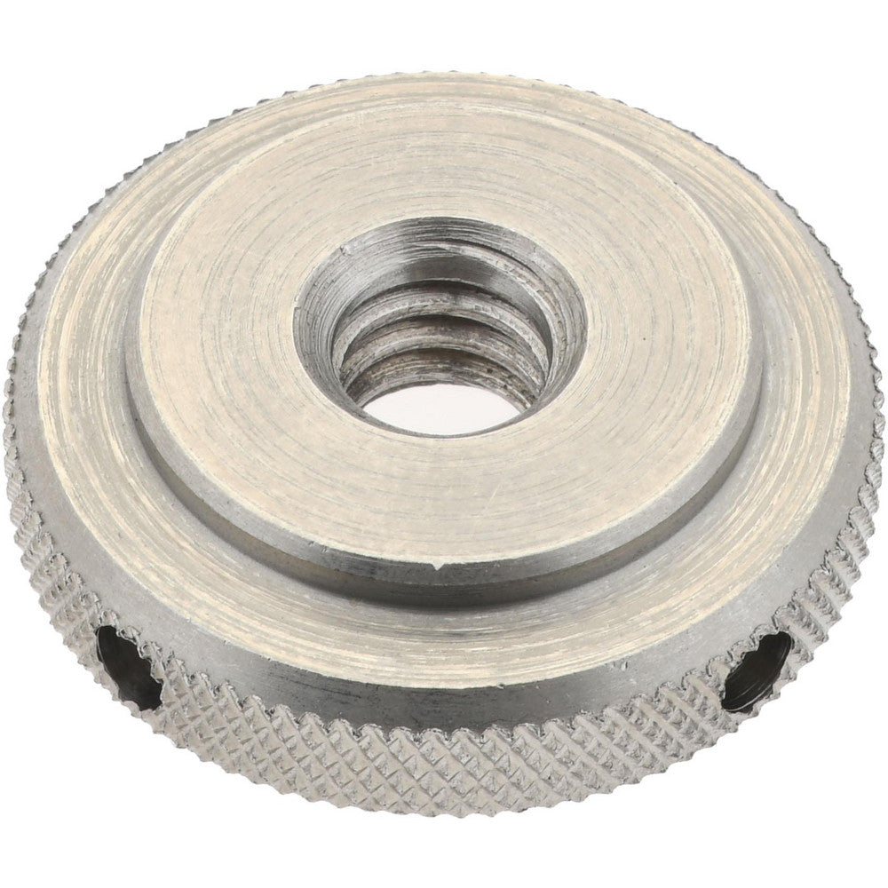 Gibraltar KN-25SS-G 1/4-20" UNC Thread, Uncoated, Stainless Steel Round Knurled Check Nut