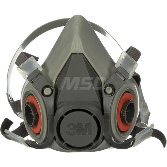 3M 7000001933 Half Facepiece Respirator Thermoplastic Elastomer, Bayonet, Medium