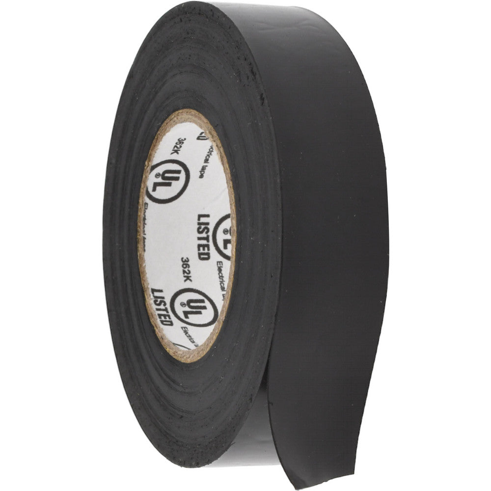 Value Collection E60 Electrical Tape 3/4" Wide, 60' Long, 7 mil Thick, Black