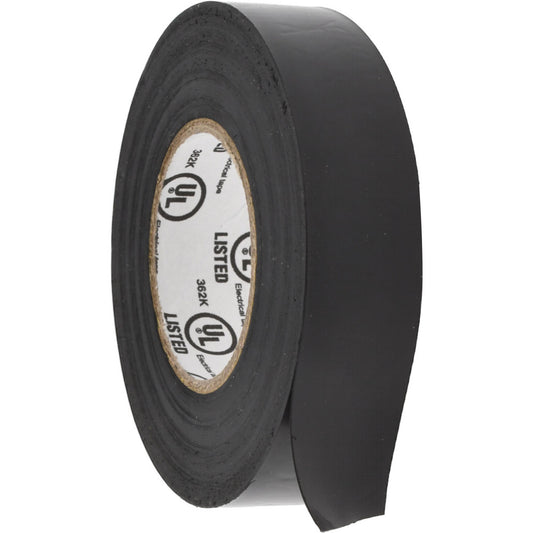 Value Collection E60 Electrical Tape 3/4" Wide, 60' Long, 7 mil Thick, Black