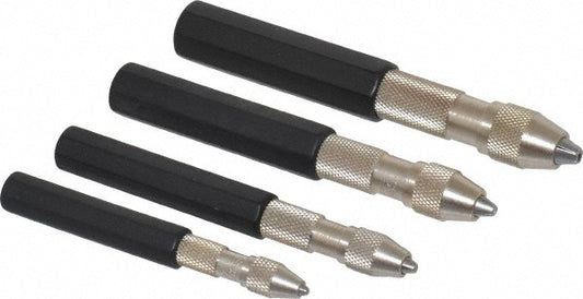 Starrett 50614 4 Piece 0.187" Pin Vise Set