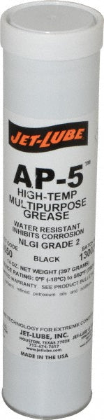 Jet-Lube 25050 Extreme Pressure Grease 14 oz Cartridge, Molybdenum Disulfide