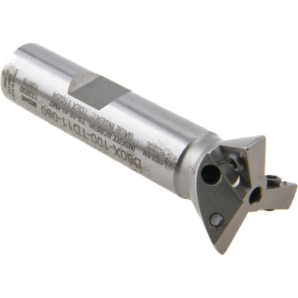 Dorian Tool 73310165246 60&deg Included Angle, 1" Max Cutting Diam, 1/2" Shank Diam, TDEX 110204-EN Insert Style, Indexable Dovetail Cutter
