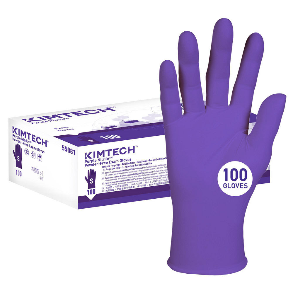 Kimtech 55081 Disposable Gloves Small, 6 mil Thick, Nitrile, Medical Grade