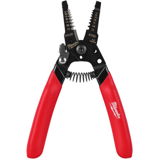 Milwaukee Tool 48-22-3043 Wire & Cable Strippers Maximum Capacity 24 AWG  Type Wire Stripper  Minimum Wire Gauge 10 AWG  Insulated No  Wire Type AWG  Body Material Metal
