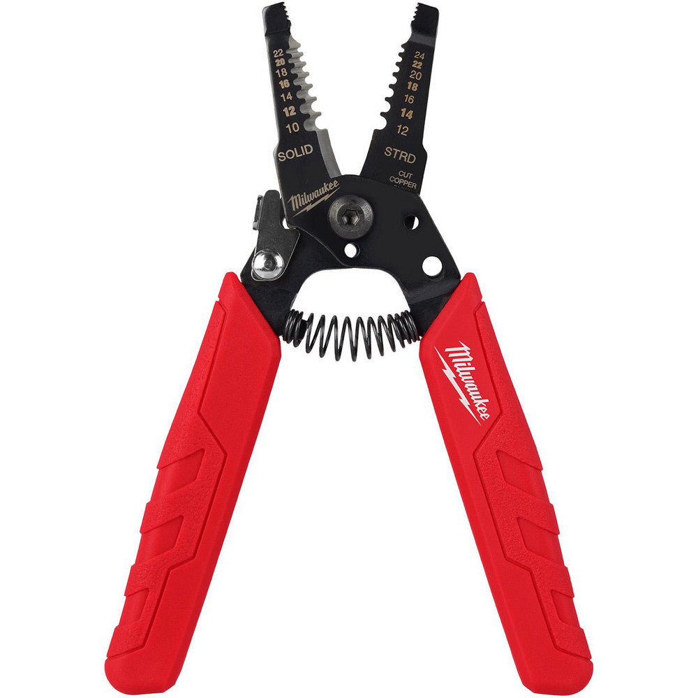 Milwaukee Tool 48-22-3044 Wire & Cable Strippers Maximum Capacity 24 AWG  Type Wire Stripper  Minimum Wire Gauge 10 AWG  Insulated No  Wire Type AWG  Body Material Metal