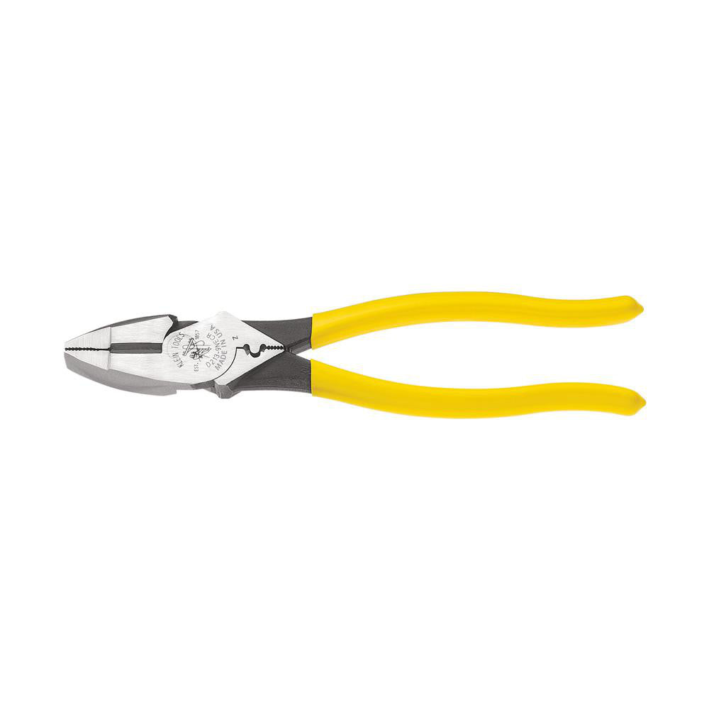 Klein Tools D213-9NE-CR 9-3/8" OAL, 1-19/32" Jaw Length x 1-1/4" Jaw Width, Side Cutting Pliers