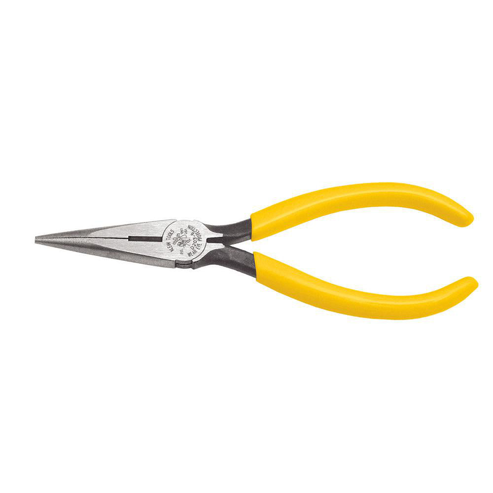 Klein Tools D203-6 Long Nose Plier 1-7/8" Jaw Length, Side Cutter