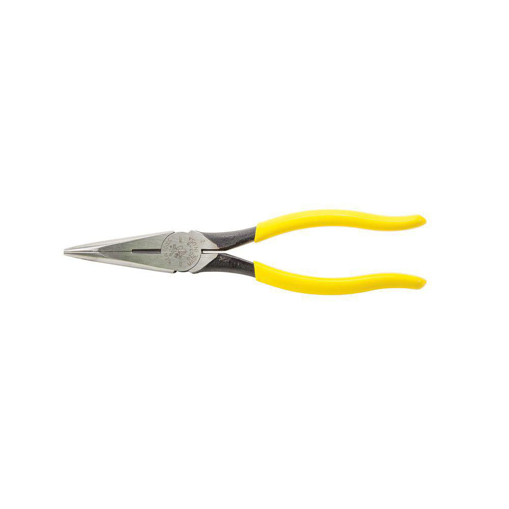 Klein Tools D203-8 Long Nose Plier 2-5/16" Jaw Length, Side Cutter