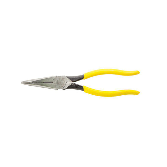 Klein Tools D203-8 Long Nose Plier 2-5/16" Jaw Length, Side Cutter