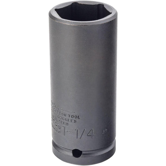Proto J07520-LT Impact Socket 3/4" Drive, 1-1/4" Socket, Hex Drive