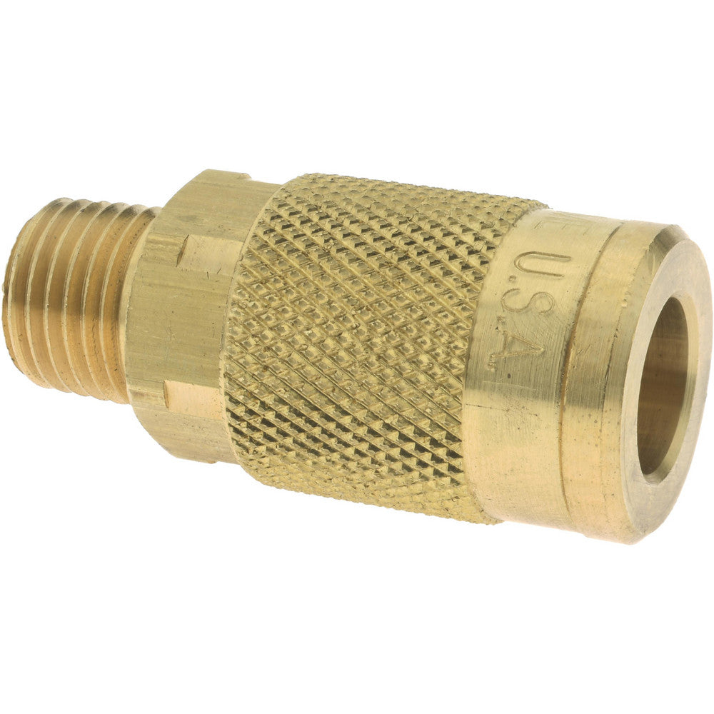 Coilhose Pneumatics A900B4M Pneumatic Hose Coupling 1/4" Thread, 1/4" Body Dia, Acme Interchange