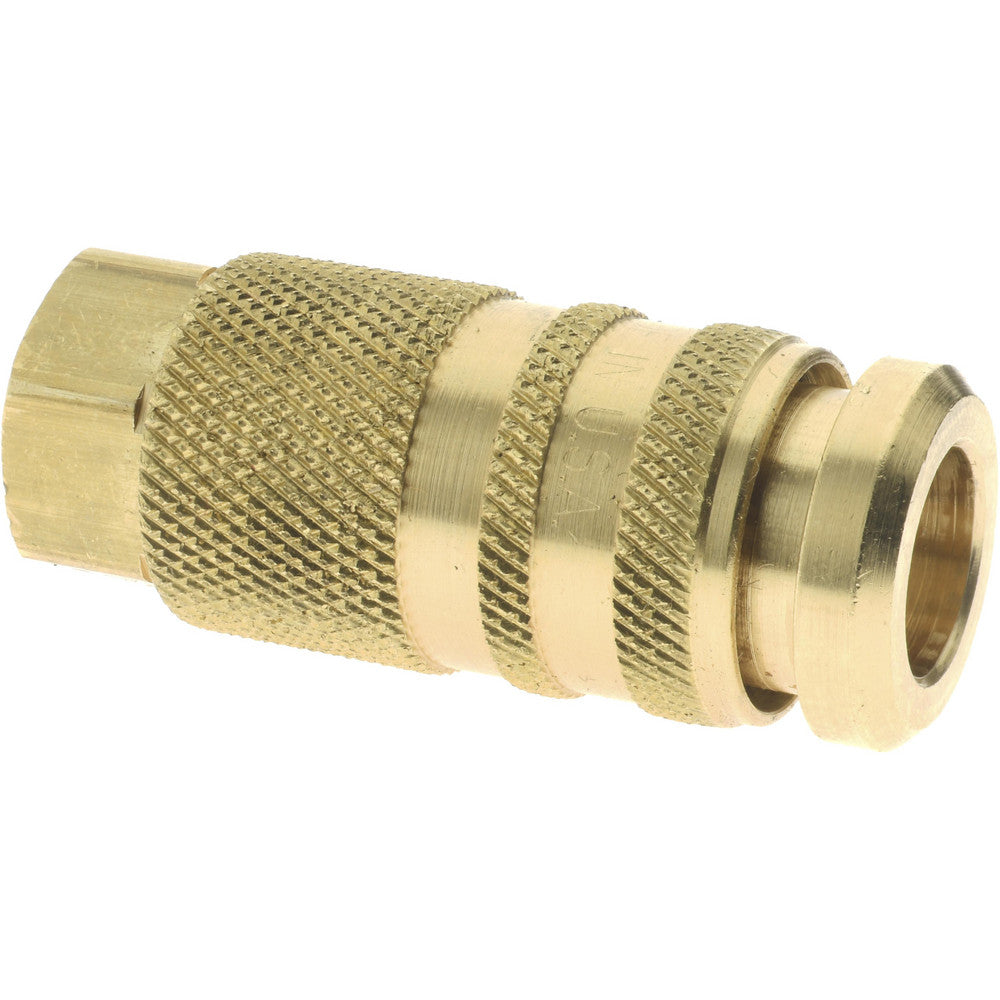 Coilhose Pneumatics 15C90B4F Pneumatic Hose Coupling 1/4" Thread, 1/4" Body Dia, Industrial Interchange