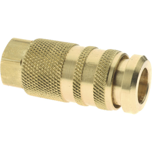 Coilhose Pneumatics 15C90B4F Pneumatic Hose Coupling 1/4" Thread, 1/4" Body Dia, Industrial Interchange
