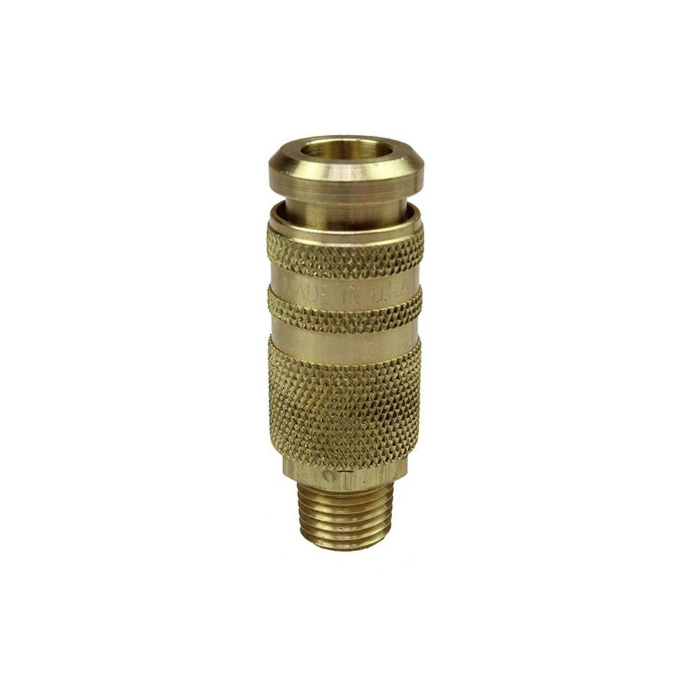 Coilhose Pneumatics 15C90B6M Pneumatic Hose Coupling 3/8" Thread, 1/4" Body Dia, Industrial Interchange