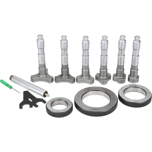 SPI 10-740-9 Mechanical Inside Micrometer Set 1.6000 to 4.0000" Range, 1 Extension Rod