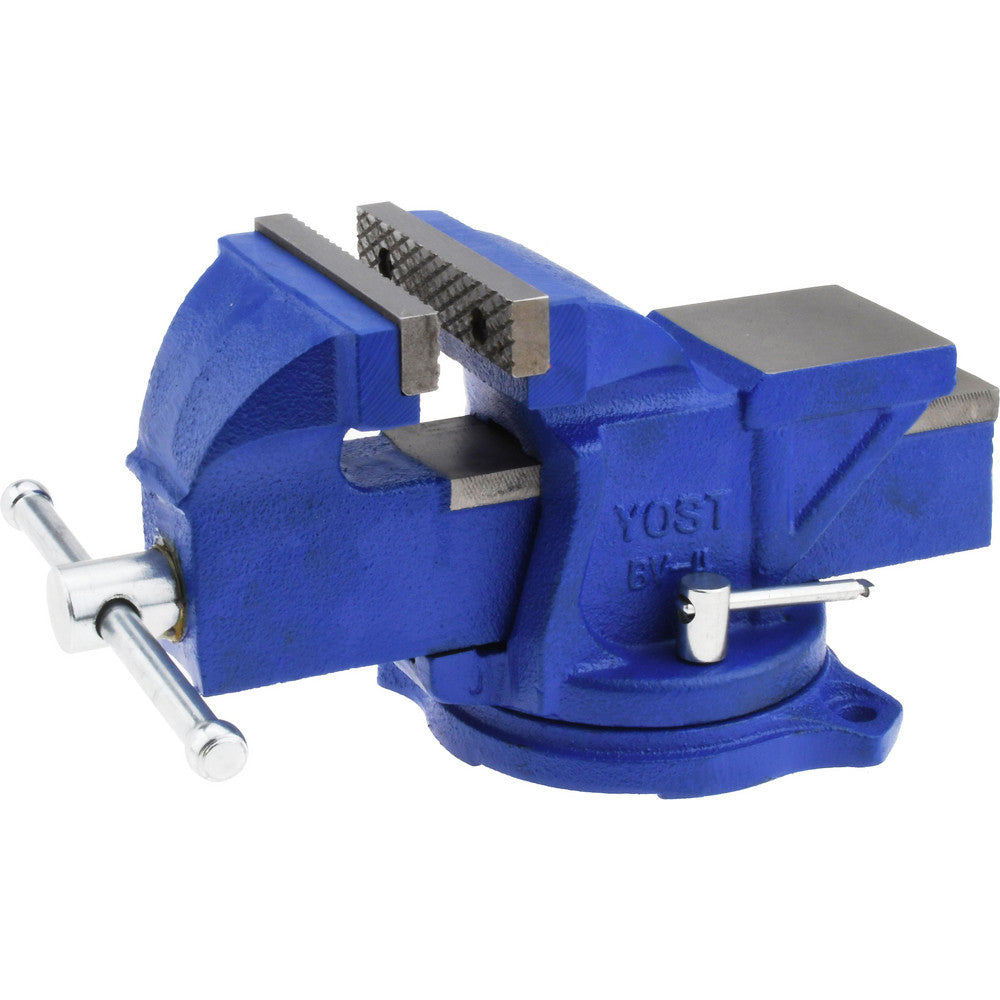 Gibraltar 56489 Bench Vises Jaw Width (Inch) 4  Jaw Opening Capacity (Inch) 4  Base Motion Type Swivel  Base Attachment Type Bolt Down  Material Cast Iron  Overall Length (Decimal Inch) 10.0000