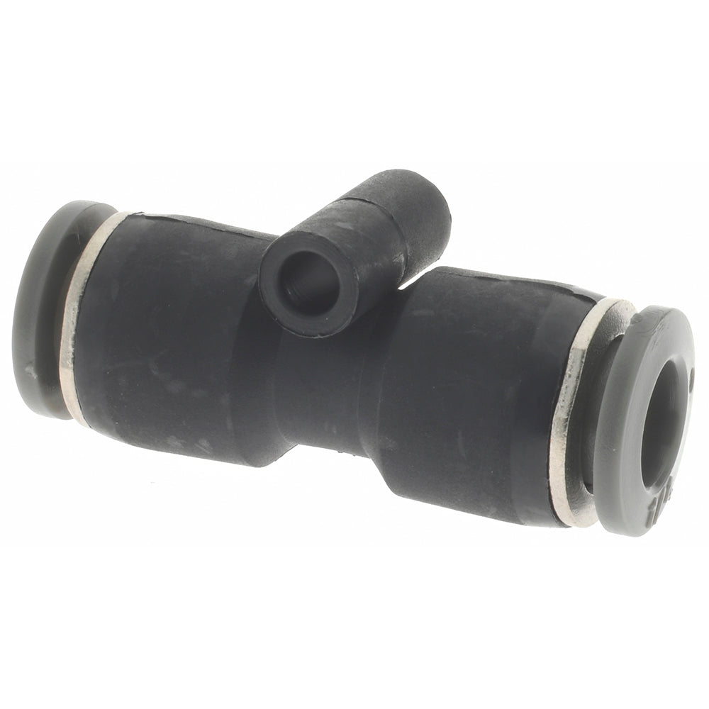 Norgren C20200400 Push-To-Connect Tube to Tube Tube Fitting Union, Straight, 1/4" OD