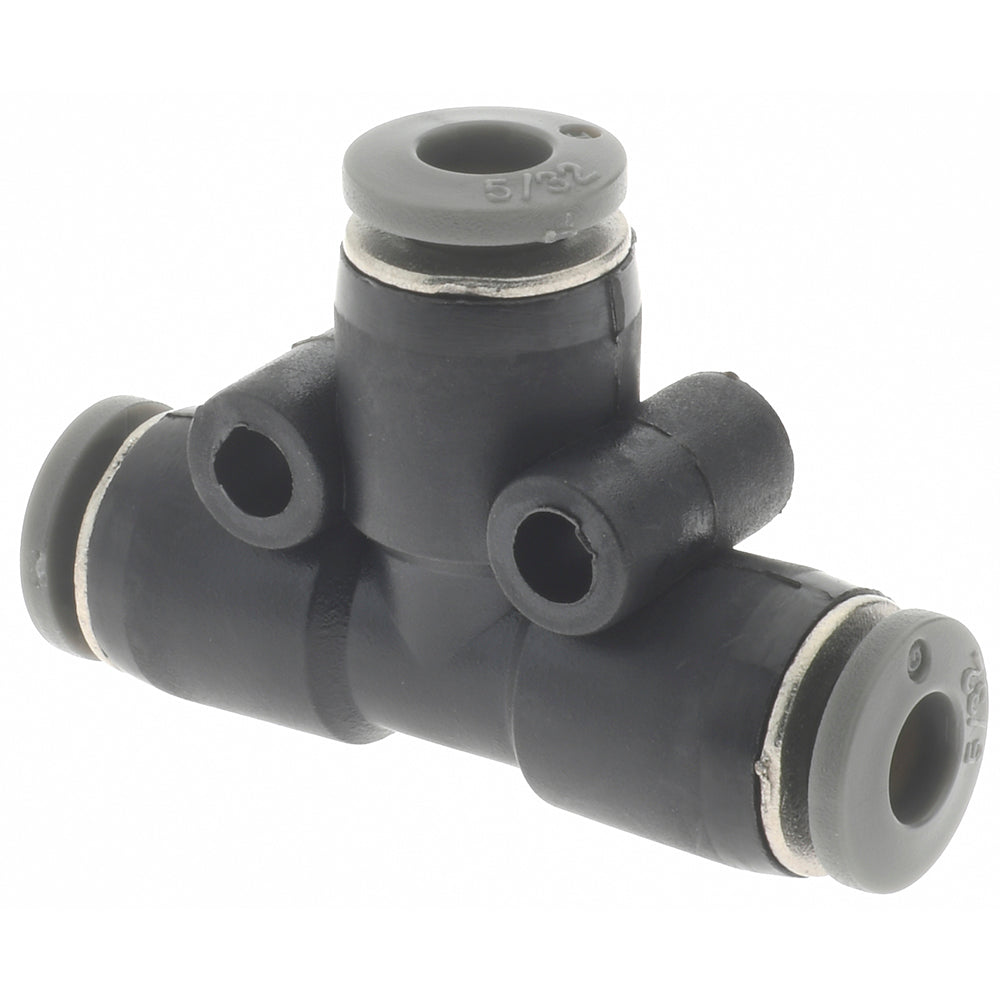 Norgren C20600200 Push-To-Connect Tube to Tube Tube Fitting Union Tee, 5/32" OD