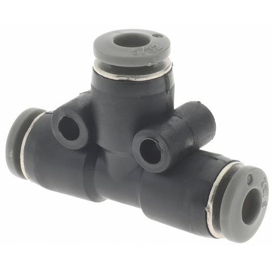 Norgren C20600200 Push-To-Connect Tube to Tube Tube Fitting Union Tee, 5/32" OD