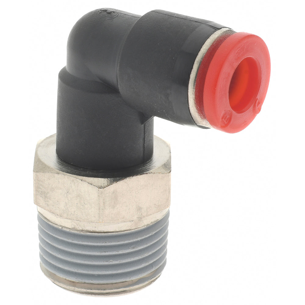 Norgren C01470638 Push-To-Connect Tube to Male & Tube to Male BSPT Tube Fitting 3/8" Thread