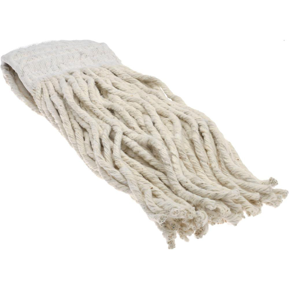 Pro-Source 00352013 Wet Mop Cut Clamp Jaw, Small, White Mop, Cotton