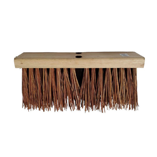 Pro-Source 00352286 Push Broom 16" Wide, Palmyra Bristle