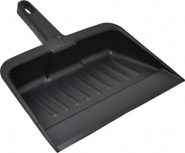 Rubbermaid FG200500CHAR 12.25" Heavy-Duty Dust Pan, Charcoal
