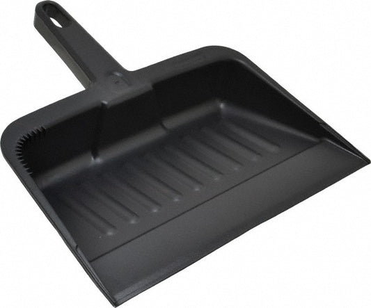 Rubbermaid FG200500CHAR 12.25" Heavy-Duty Dust Pan, Charcoal