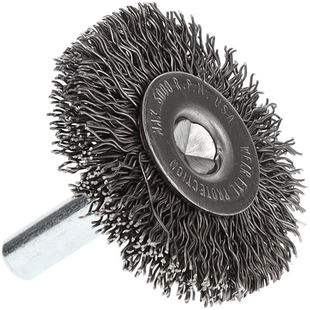 PRIVATE BRANDS SPECIALTY, INC. PB84015 Wheel Brush 1-1/2" Wheel Dia, Crimped