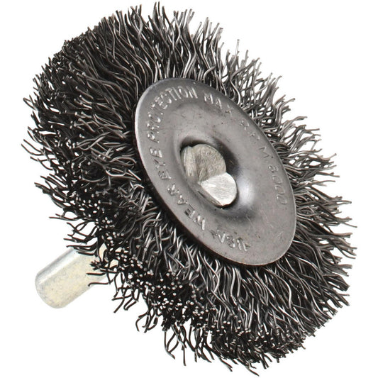 Value Collection PB84022 Wheel Brush 2" Wheel Dia, Crimped
