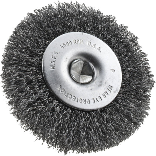 Private Brands Specialty, Inc. PB84021 Wheel Brush 2-1/2" Wheel Dia, Crimped