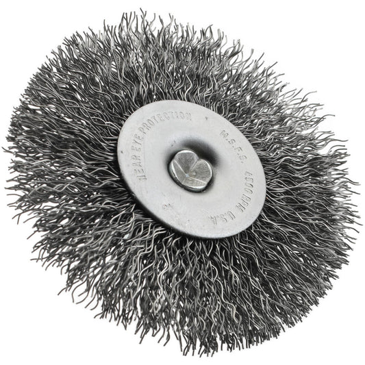 Value Collection PB84024 Wheel Brush 3" Wheel Dia, Crimped
