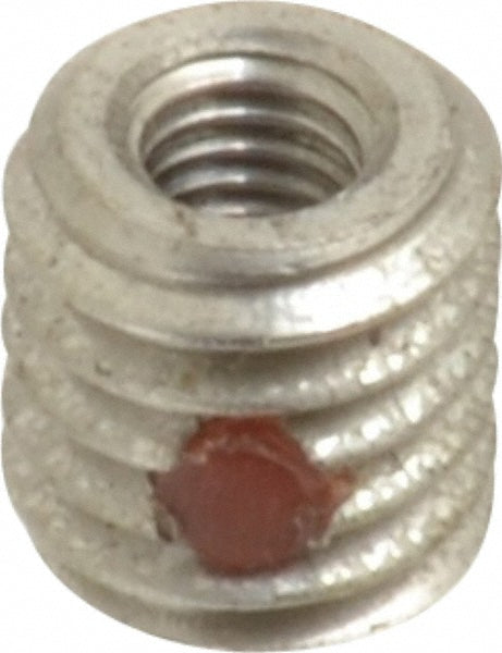 NORTHWESTERN TOOLS INC 29221 Thread Locking Insert M3 x 0.5 Internal Thread, M6 x 1 External Thread, Metric Coarse, 0.256" OAL, Thread Repair