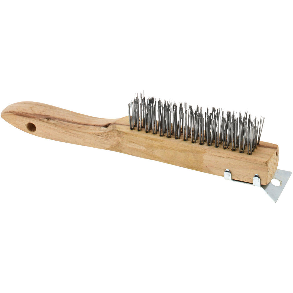 Value Collection CBR0201 Scratch Brush, 4 Rows, 16 Columns, Steel